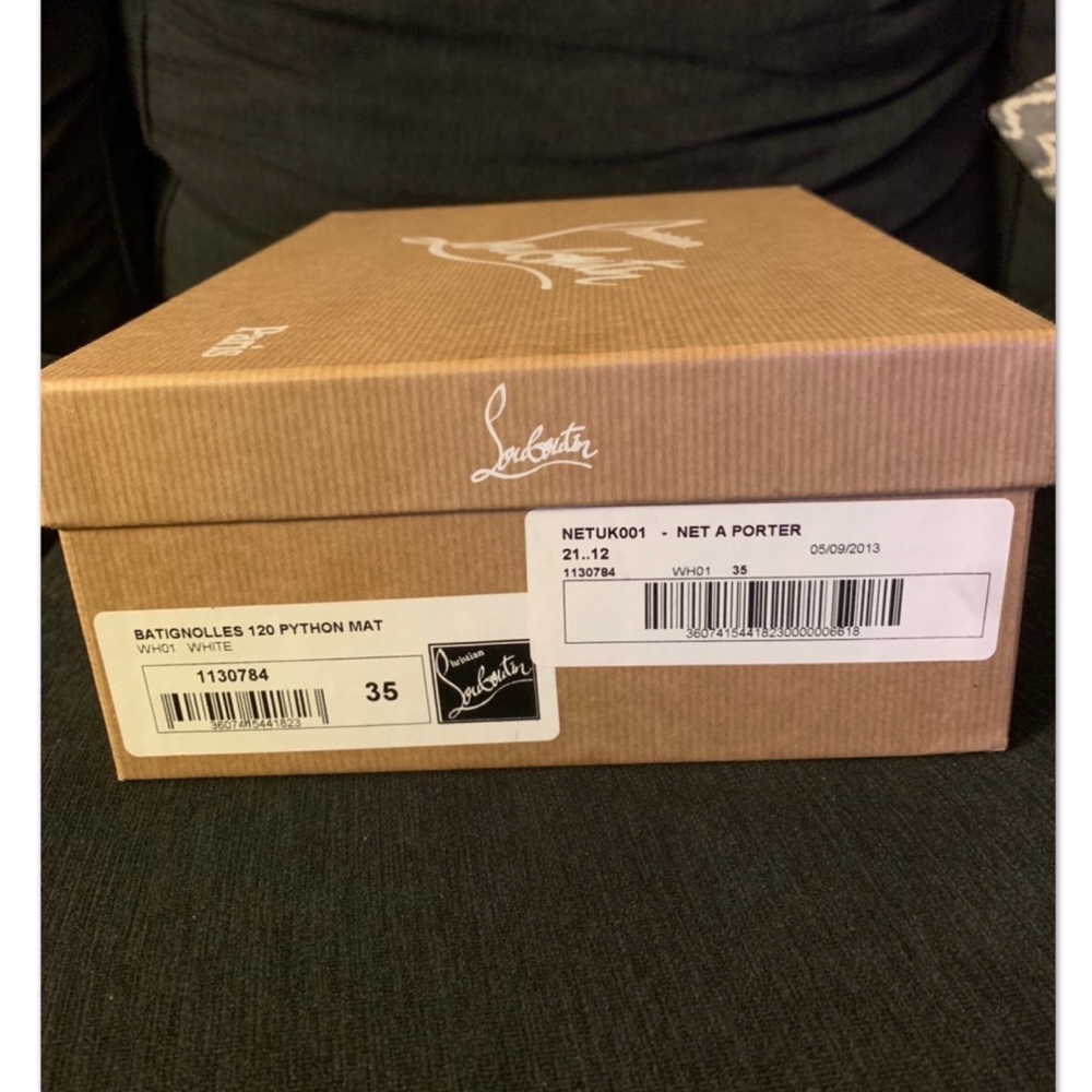 Christian Louboutin Batignolles 120 Python Pumps - image 7